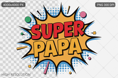 Pop Art Fathers Day Sublimation Product Image 1