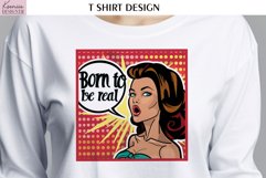 Pop Art Sublimation Design|Positive Quotes T Shirt Product Image 1