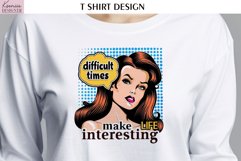 Pop Art Sublimation Design|Positive Quotes T Shirt Product Image 1