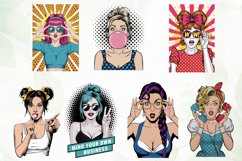 Pop-Art Girls Sublimation Clipart Product Image 3