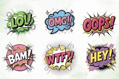 Pop-Art Girls Sublimation Clipart Product Image 4