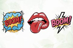 Pop-Art Girls Sublimation Clipart Product Image 2