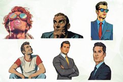 Pop-Art Man Sublimation Clipart Product Image 8