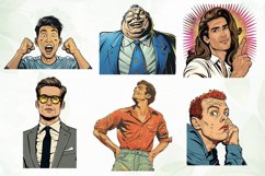 Pop-Art Man Sublimation Clipart Product Image 7
