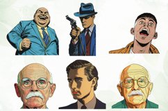 Pop-Art Man Sublimation Clipart Product Image 4