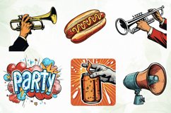 Pop-Art Man Sublimation Clipart Product Image 3