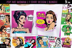 Pop Art Sublimation Design|Positive Quotes T Shirt BUNDLE Product Image 1