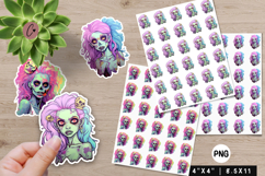 Pop Art Halloween Stickers | Printable Halloween PNG Product Image 1