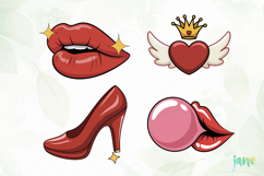 Pop Art Valentine PNG Sublimation Product Image 1