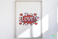 Pop Art Valentine PNG Sublimation Product Image 2