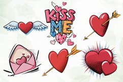 Pop Art Valentines Day Sublimation Product Image 5