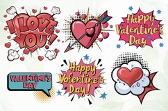 Pop Art Valentines Day Sublimation Product Image 4