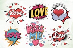 Pop Art Valentines Day Sublimation Product Image 3