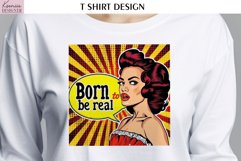 Pop Art Sublimation Design|Positive Quotes T Shirt Product Image 1