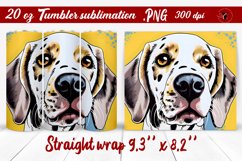 Pop art tumbler | Dog tumbler Product Image 1