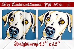 Pop art tumbler | Dog tumbler wrap Product Image 1