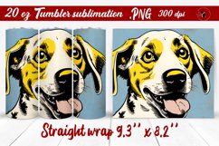 Pop art tumbler | Dog tumbler Product Image 1