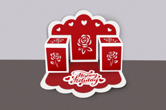 Pop-up Greeting Card. Paper crafts Product Image 2