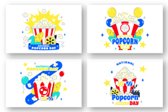 11 National Popcorn Day Illustration Product Image 2