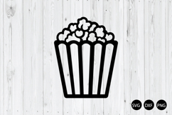 Popcorn SVG, Movie Popcorn SVG Product Image 1