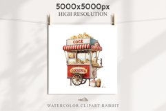 Popcorn Stand Shop Food Truck Clipart Scrapbooking PNG ImageTransparent Print for invitation shirt designs sublimation printable nursery wall scrapbooking art popcorn clipart, food truck watercolor png, cinema movie junk food journal, nursery art scrapboo