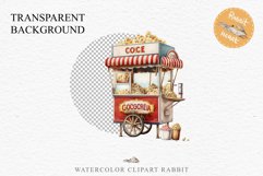 Popcorn Stand Shop Food Truck Clipart Scrapbooking PNG ImageTransparent Print for invitation shirt designs sublimation printable nursery wall scrapbooking art popcorn clipart, food truck watercolor png, cinema movie junk food journal, nursery art scrapboo