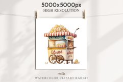 Popcorn Stand Shop Food Truck Clipart Scrapbooking PNG ImageTransparent Print for invitation shirt designs sublimation printable nursery wall scrapbooking art popcorn clipart, food truck watercolor png, cinema movie junk food journal, nursery art scrapboo