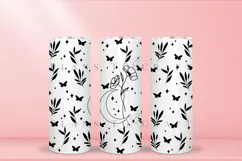 Poppy birth flower skinny tumbler sublimation wrap with high resolution and transparant background are for 20oz and 30oz skinny tumbler