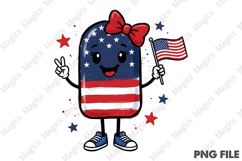 Popsicle PNG 4th of July Product Image 1