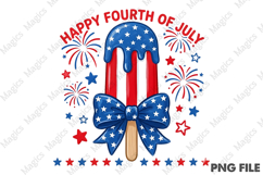 Popsicle PNG, 4th of July PNG Product Image 1