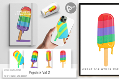 Digital Paper Popsicle Product Image 1