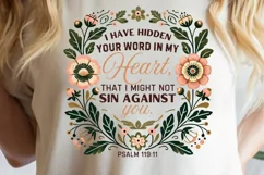 Bible Verse png file, Vintage Christian Sublimation PNG Product Image 5