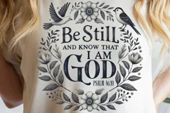 Psalm 119 png file, Floral Christian Sublimation PNG Product Image 8