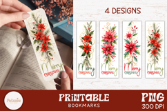 TRENDY CHRISTMAS PRINTABLE BOOKMARKS PNG BEING USED AS PRINT BOOKMARKS FOR PERFECT CHRISTMAS GIFTS