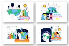 10 World Population Day Illustration Product Image 2
