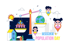 10 World Population Day Illustration Product Image 4