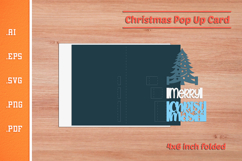 Christmas Pop-up Card SVG - Portrait 4x6 v2 Product Image 2