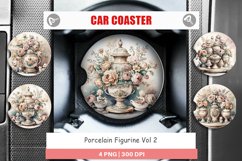 Car Coaster Porcelain Figurine Product Image 1