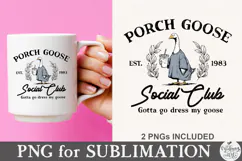 Porch Goose Social Club Png Product Image 1