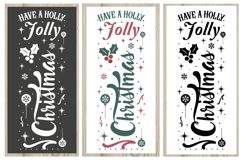 Christmas Porch Sign Svg Bundle Product Image 3