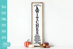 Halloween Porch Sign SVG Cut File