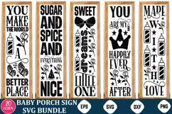 Baby porch sign svg Bundle Funny Quotes Design Baby Quotes Product Image 1