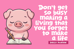 Porky Bold - Cozy &amp; Display Font Product Image 3