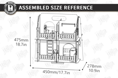 Portable Doll House Laser Cut Bundle| Kids Laser | Playhouse Product Image 9