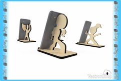 Cell phone holder / cell phone desktop organizer / laser art Product Image 2