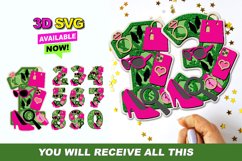 Scavenger Hunt Numbers 3D SVG Product Image 1