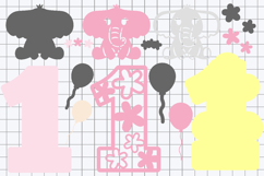 Cute Elephant Numbers 3D SVG Product Image 4