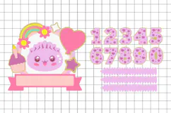 Adorable Dumpling Shaker Cake Topper 3D SVG Product Image 2