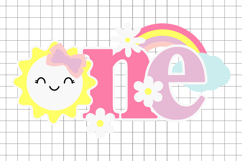 First Birthday Sunshine cake topper 3D SVG Product Image 2