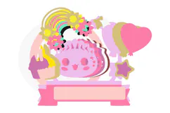 Adorable Dumpling Shaker Cake Topper 3D SVG Product Image 3